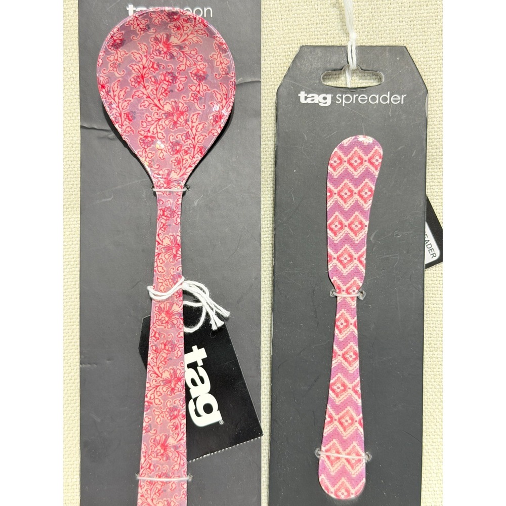 Lavender Honey  Enamel Spoon & Spreader For Use and Decor Spring Coffee Bar